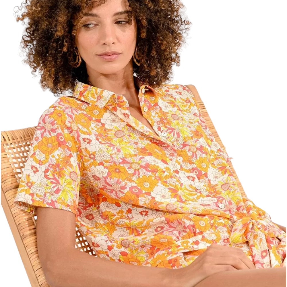 Molly Bracken camicia floreale arancione LA1287ACP - Prodotti di Classe