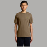 T-shirt Lyle & Scott Uomo Cotone con Logo Iconico Aquila