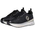 LIU JO sneakers nere in pelle MAXI WONDER Liu Jo