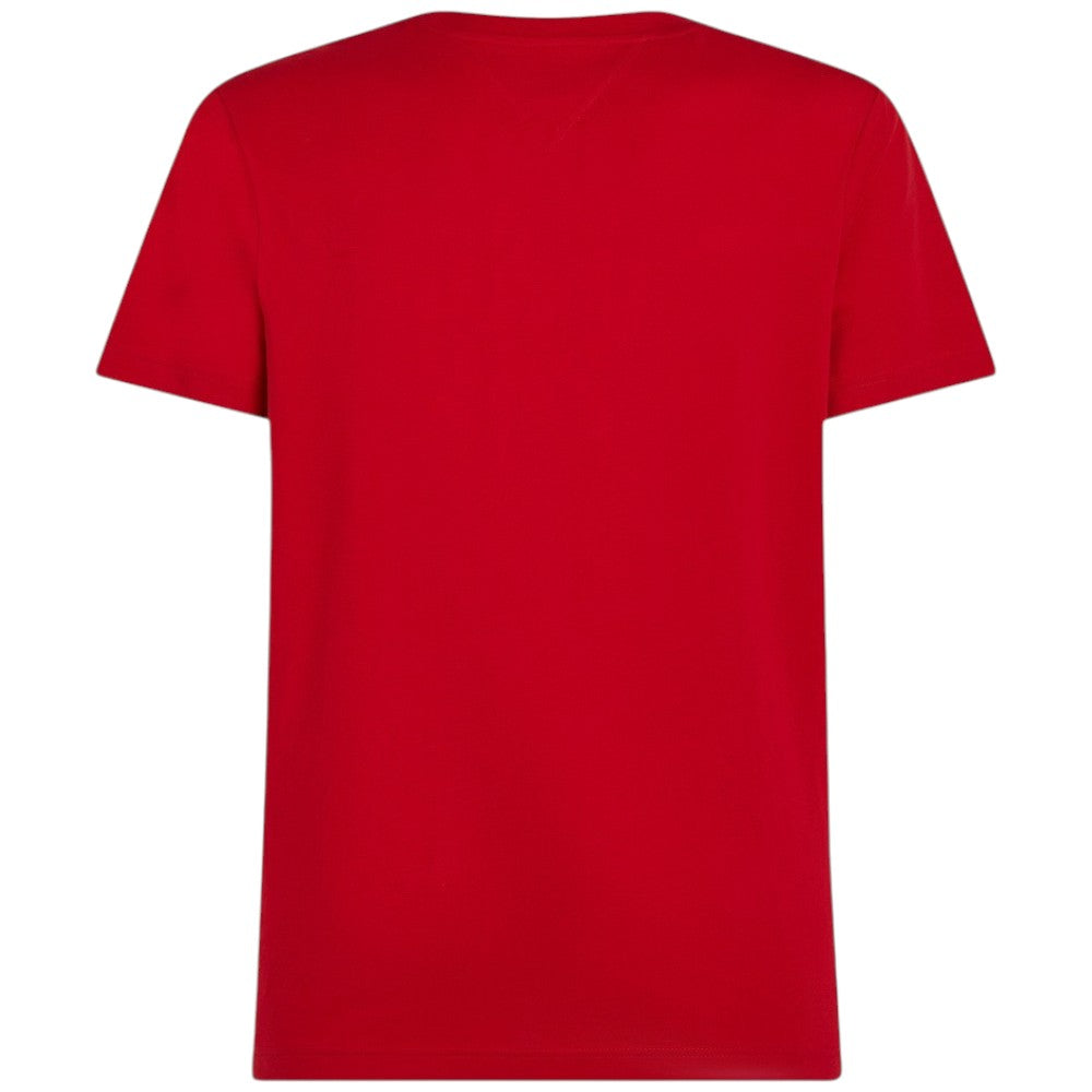 Tommy Hilfiger t-shirt rossa con stampa MW0MW38621XLD T-shirt Tommy Hilfiger