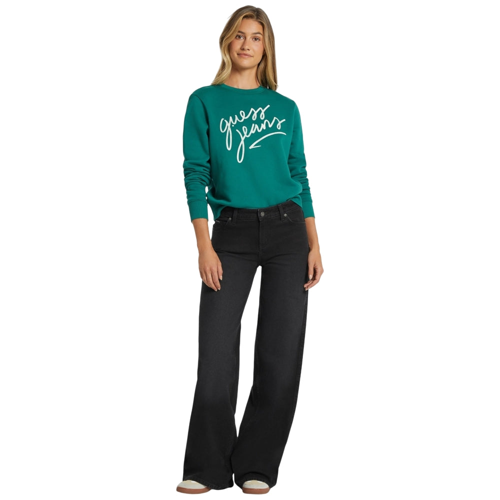 Guess jeans nero wide leg GJ W4BA0Y D5E83 GJUV Jeans Guess Jeans