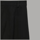Vero Moda Pantaloni straight pant neri con tessuto liscio e cuciture visibili