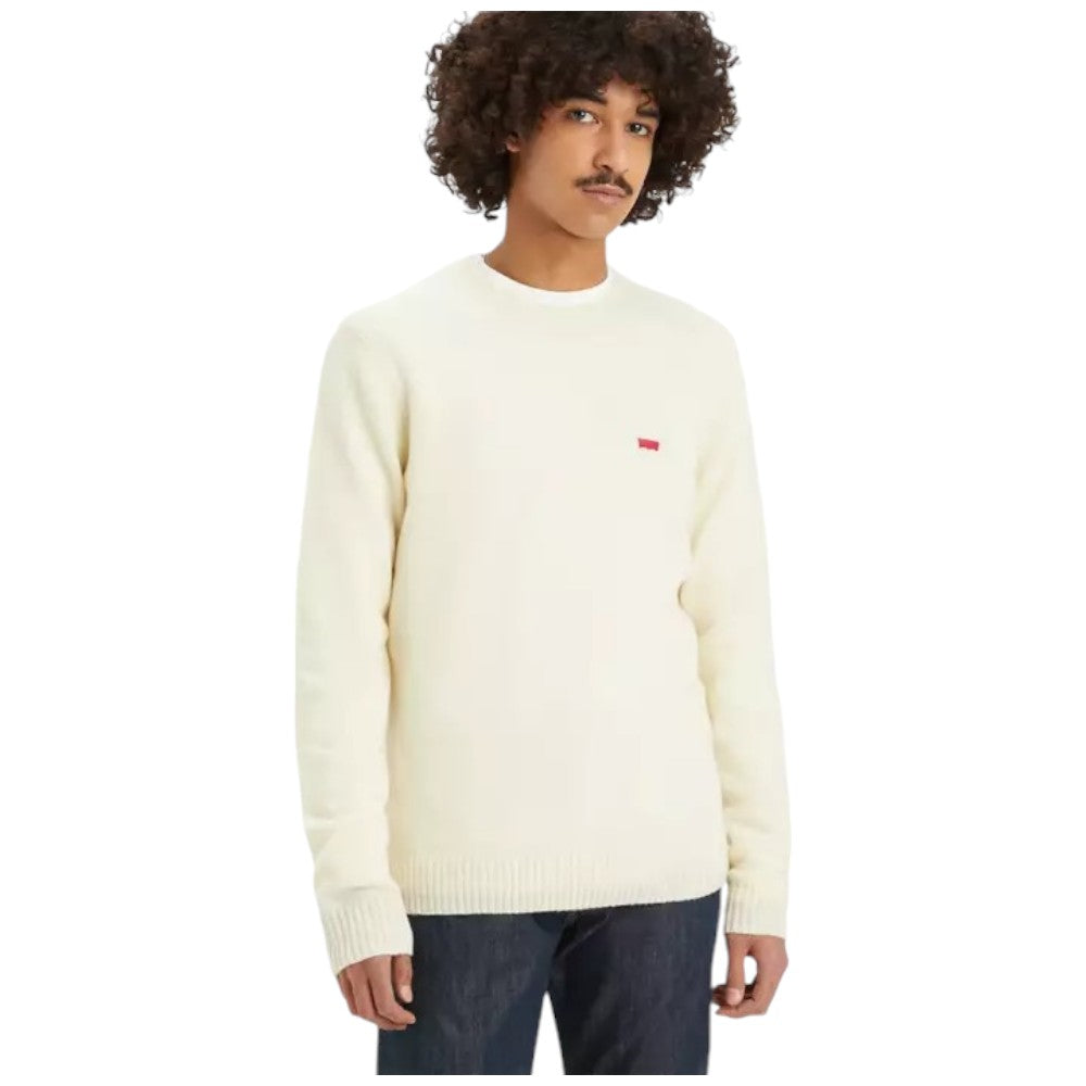 Levi's pullover crema maglione uomo A43200020 Maglieria LEVI'S