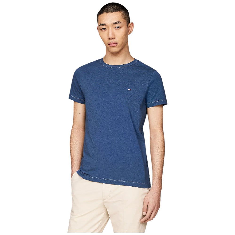 Tommy Hilfiger t-shirt slim blu avion MW0MW10800 T-shirt Tommy Hilfiger