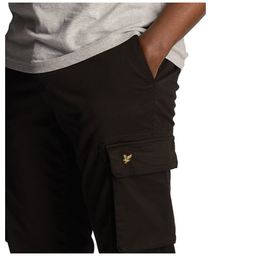 Lyle & Scott pantalone cargo nero TR1801ITA Pantaloni Lyle & Scott