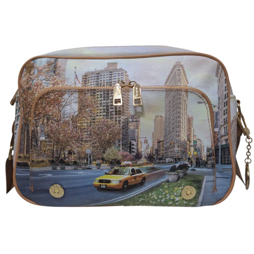 YNot shoulder bag 2 scomparti New York Flat Iron YES642S3 Borse YNot