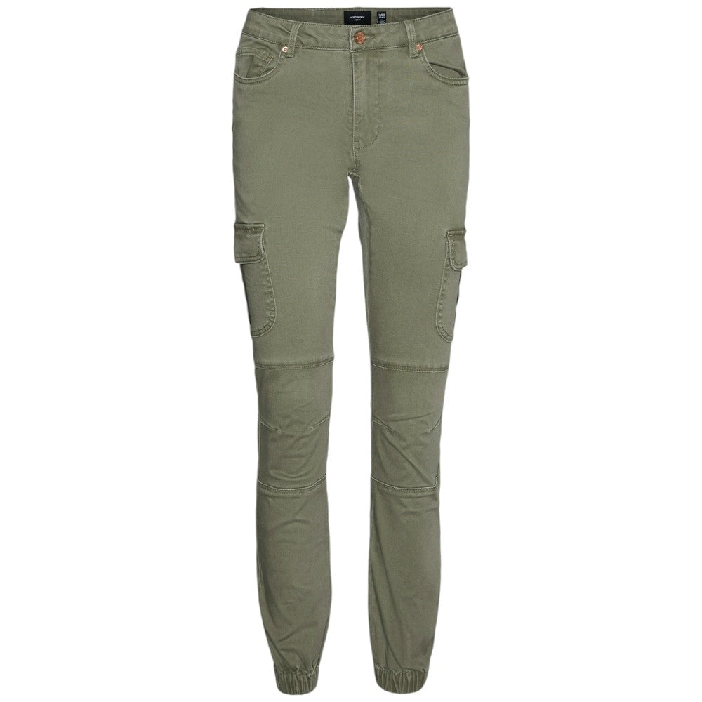 Vero Moda pantaloni cargo verde Ivy Mr Ankle Pantaloni Vero Moda