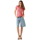 Guess t-shirt rosa logo con strass W5YI05J1314A60R T-shirt Guess