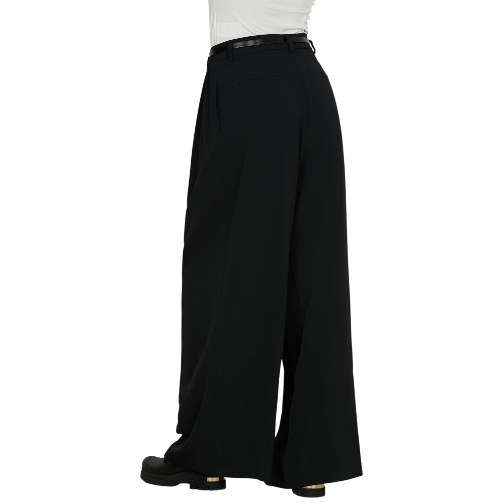 Relish pantalone nero con pinces IRIDEM RDA2507006041 Pantaloni Relish
