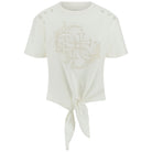 Guess t-shirt panna cropped Eyelet W5GI18 I3Z14 G012 T-shirt Guess