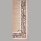 Liu Jo sciarpa/scialle leopardato beige e rosa con bordo satinato e texture animalier