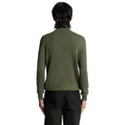 Lyle & Scott maglione collo alto verde in merino KN2103VC Maglieria Lyle & Scott