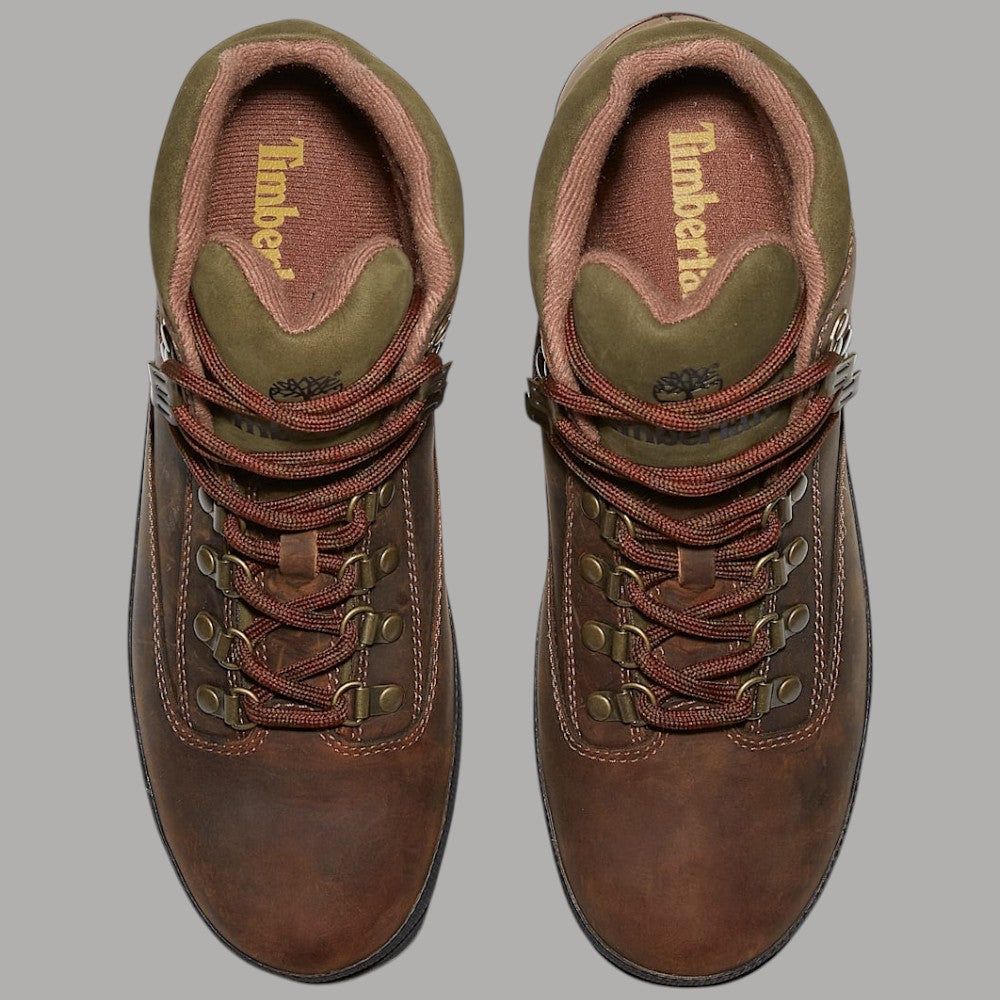 Scarponcino da trekking uomo Timberland marrone con suola robusta e dettagli textured