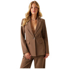 Guess giacca blazer marrone DOROTHEE W5YN41 WHD92 F1AX Blazer Guess