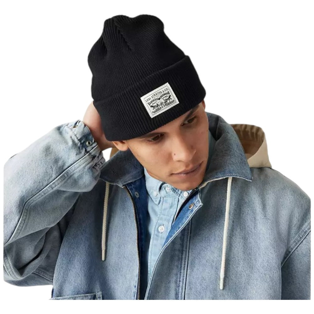 Levi's cappello berretto nero 000J40003 Cappelli LEVI'S