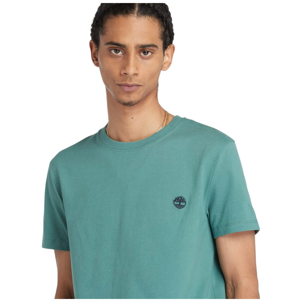 Timberland t-shirt dustan river verde acqua TB0A2BPREG5 T-shirt Timberland