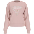 Guess felpa rosa chiaro Python Triangle W5RQ09 K8802 A61L Felpe Guess