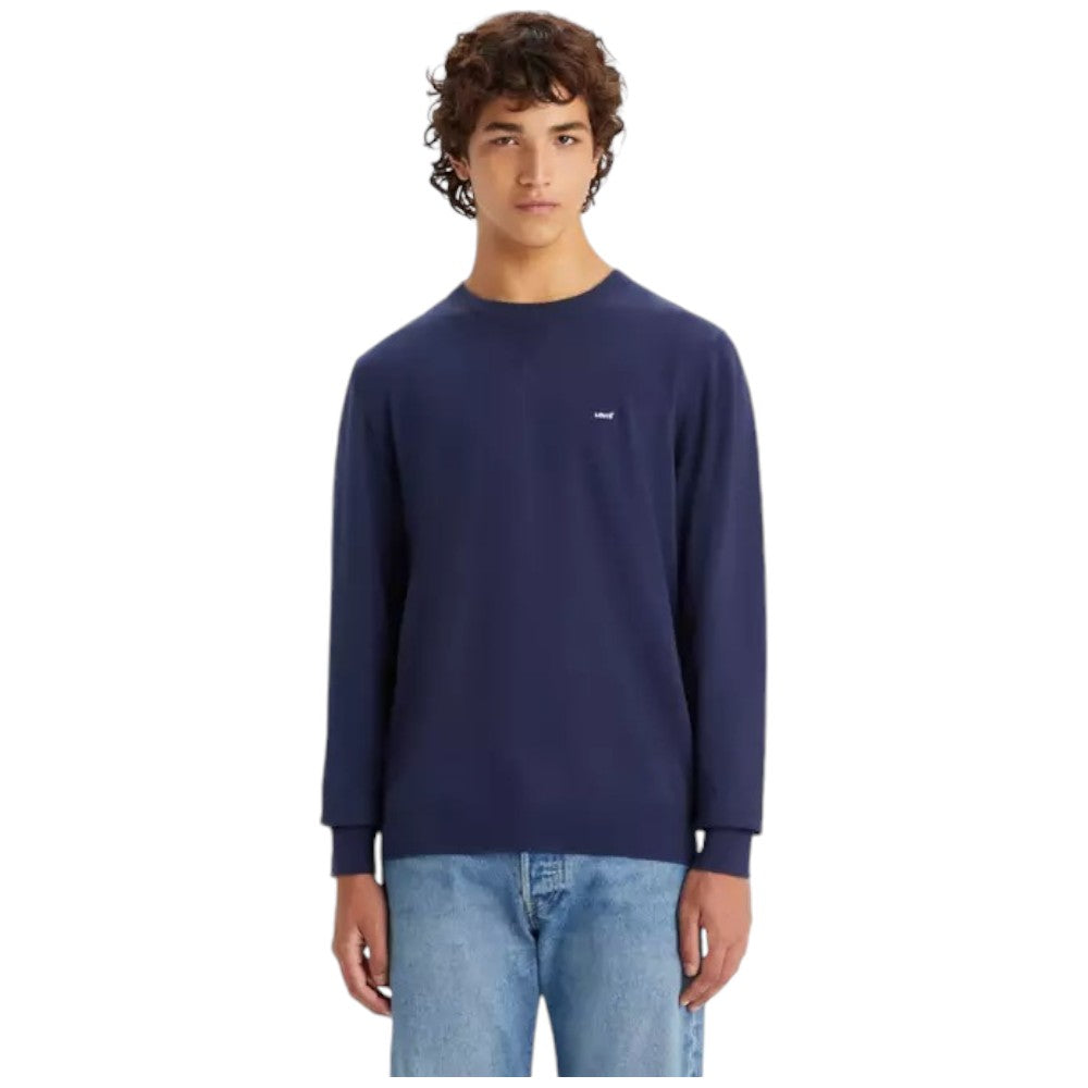 Levi's maglioncino blu logo piccolo A7207-0002 Felpe LEVI'S