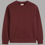 Levi's Felpa Crewneck rosso con logo piccolo sul petto