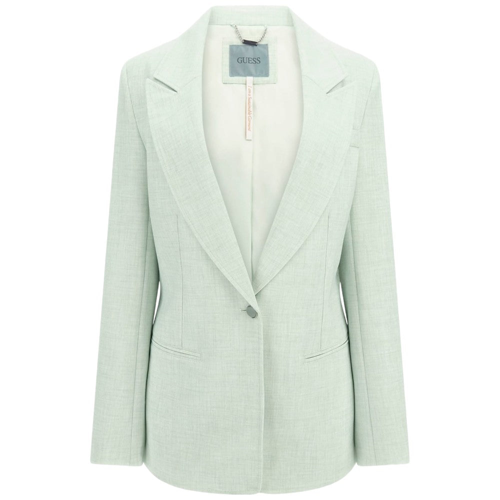 Guess giacca blazer verde mela Corinne W4GN39 WG4P2 Blazer Guess