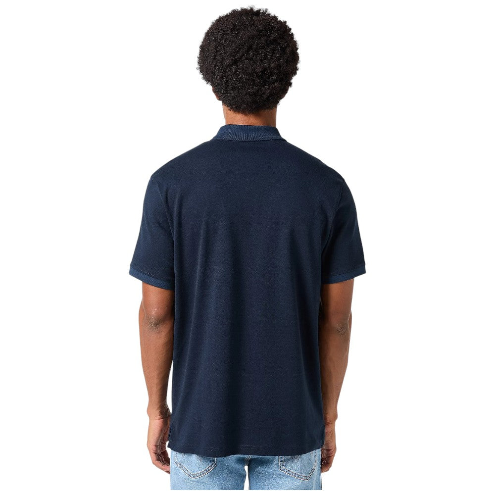 Wrangler maglietta polo blu 112350415 Polo Wrangler