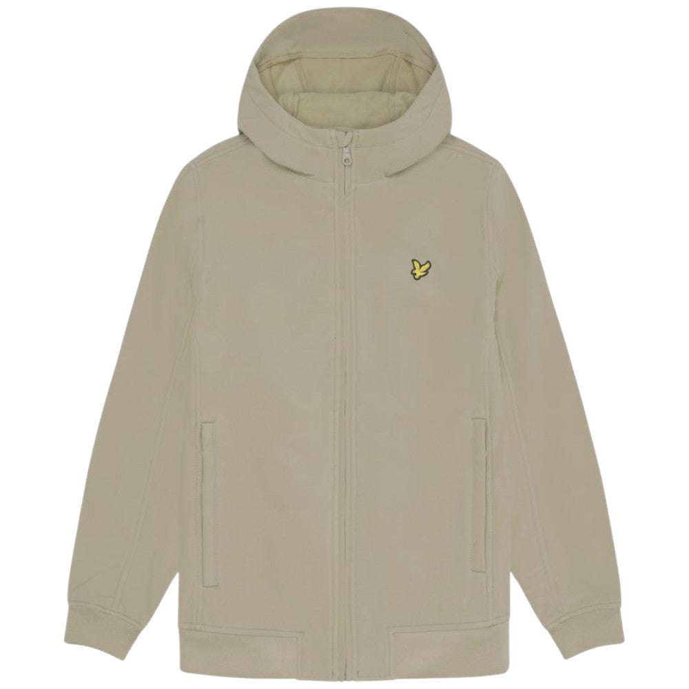 Lyle & Scott giacca beige chiaro Fleece Back Softshell JK2110V Giubbini Lyle & Scott