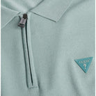 Guess maglia polo verde acqua Dane Tech M4YR00 Z3DM0 G9L8 Polo Guess