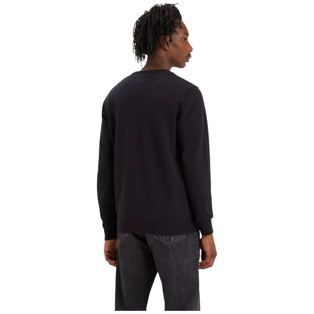 Levi's maglioncino nero logo piccolo A7207-0001 Maglieria LEVI'S