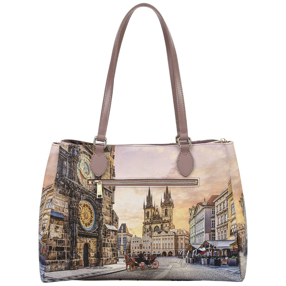 YNot borsa a spalla ASTRO CLOCK linea YESBAG YES594F6 Borse YNot