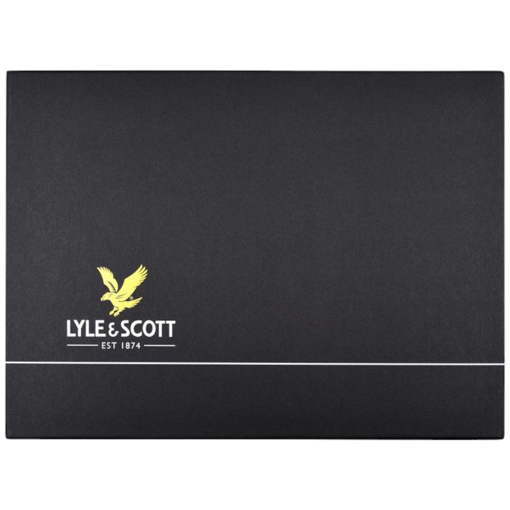 Lyle & Scott set sciarpa e cappello e guanti blu GF2103A Sciarpe Lyle & Scott