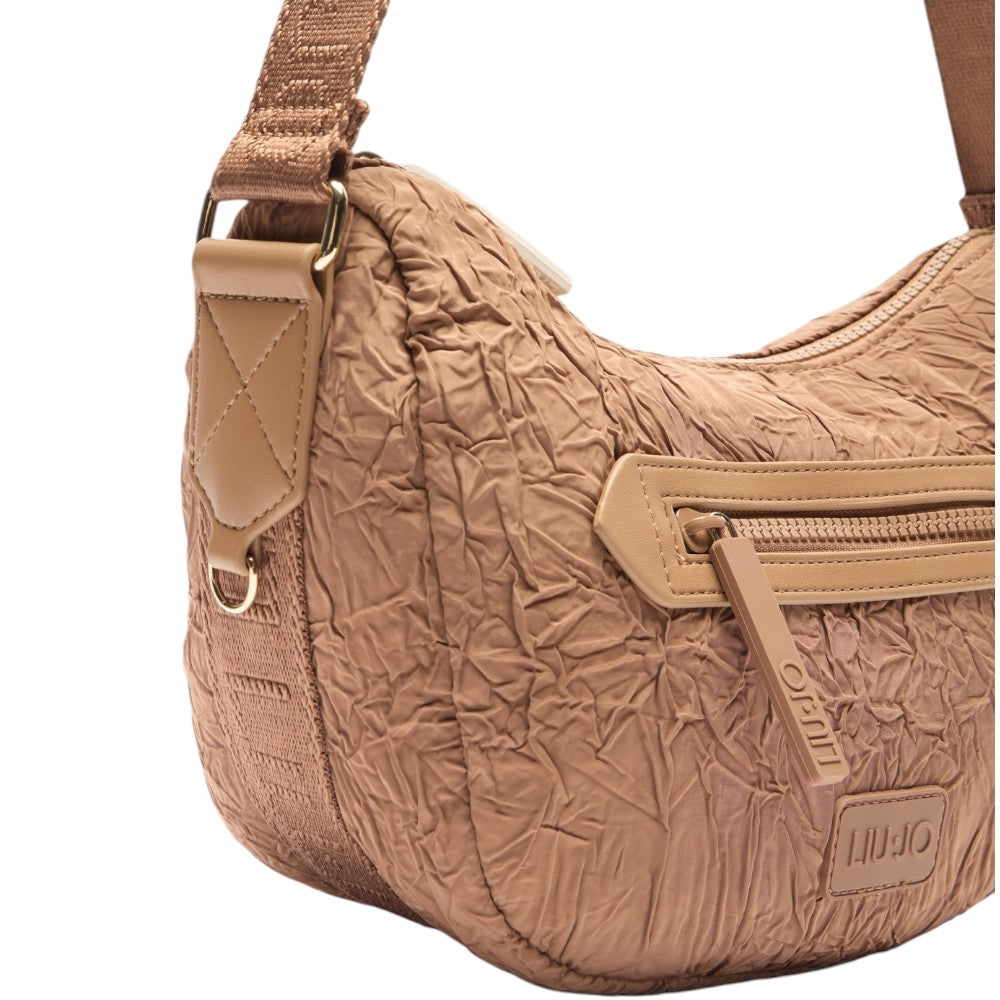 Liu Jo borsa a tracolla crossbody marrone in nylon TA5240T2902 Borse Liu Jo