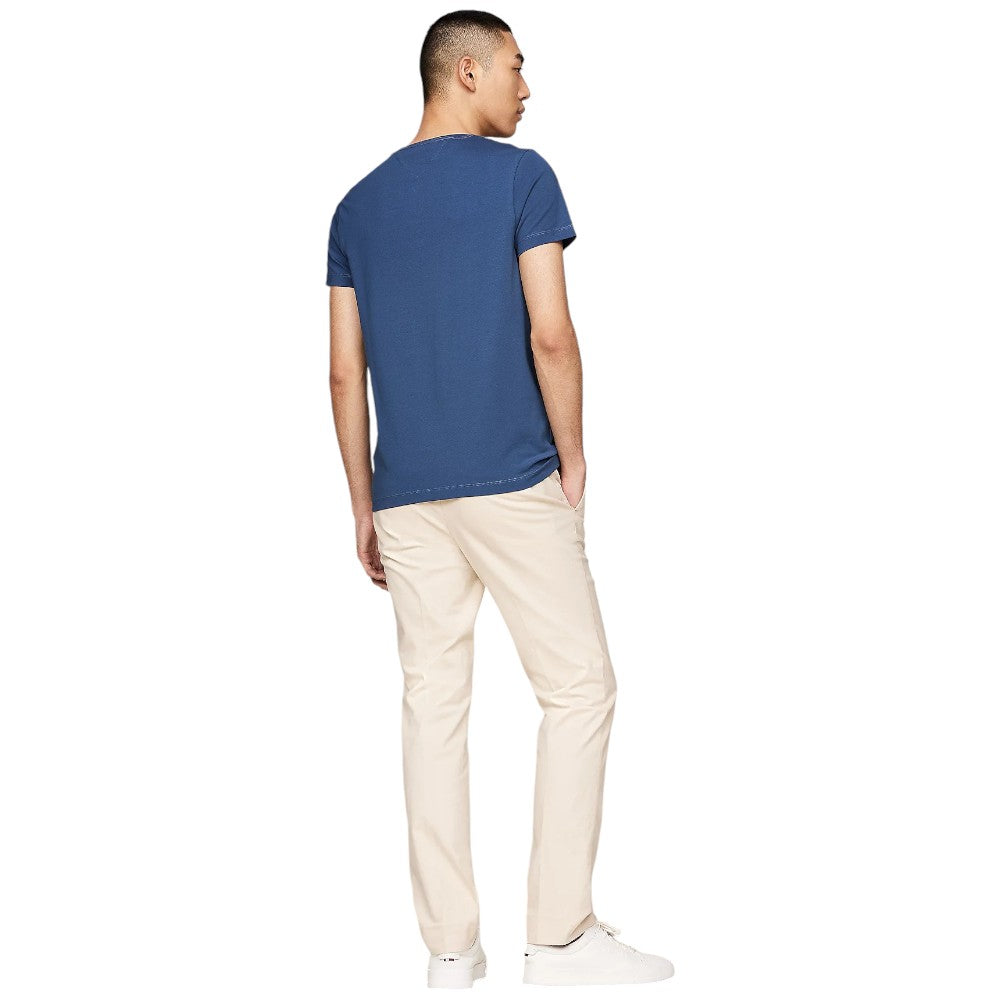 Tommy Hilfiger t-shirt slim blu avion MW0MW10800 T-shirt Tommy Hilfiger