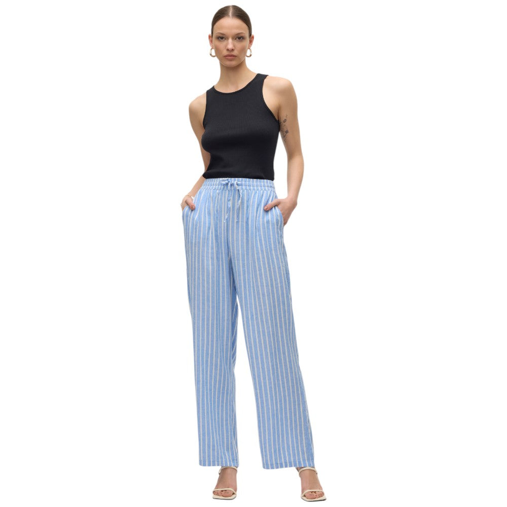 Vero Moda pantaloni in lino Linh 10305091 Pantaloni Vero Moda