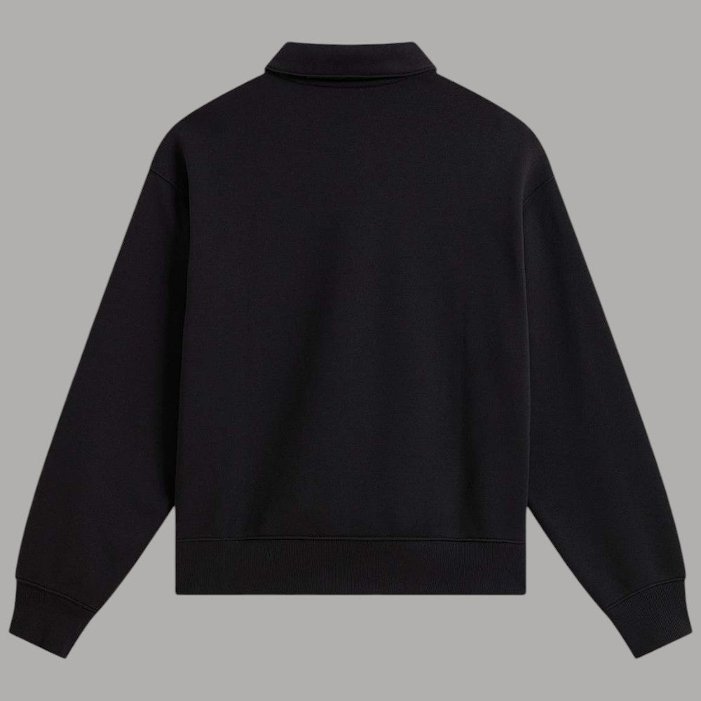 Vans polo uomo in tessuto felpa con colletto e abbottonatura