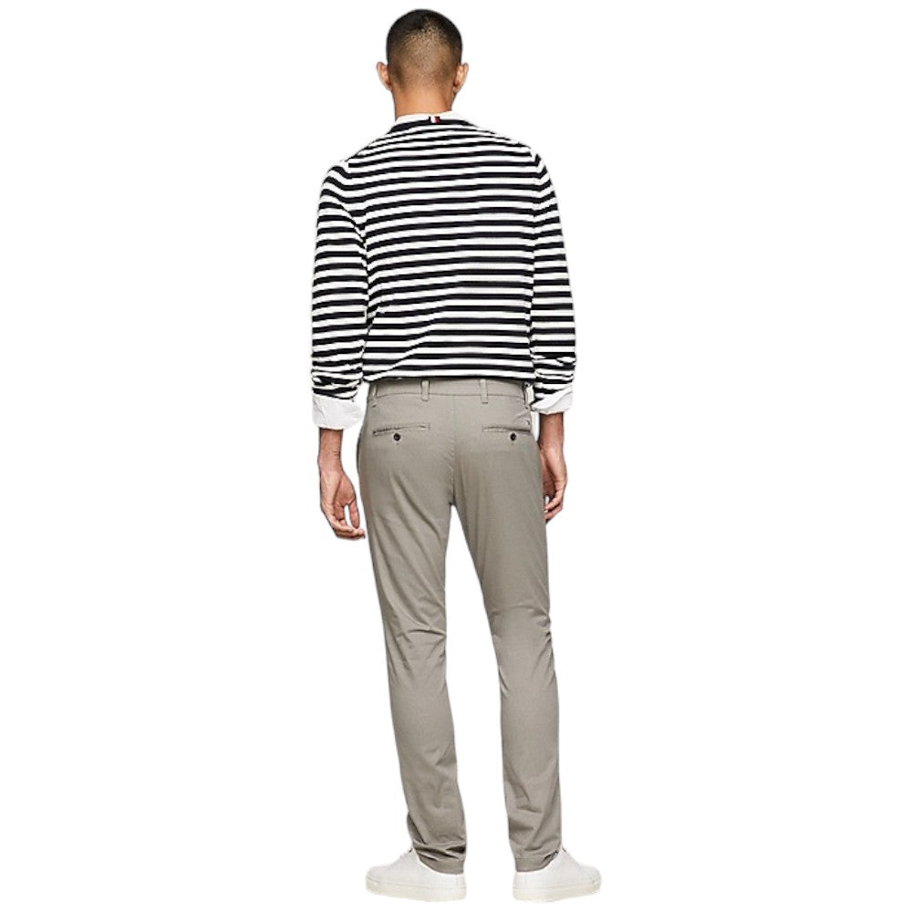 Tommy Hilfiger pantalone chino grigio Bleecker MW0MW33937 Pantaloni Tommy Hilfiger