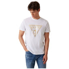 Guess t-shirt bianca logo oro Chain M5RI49 K9RM1 G011 T-shirt Guess