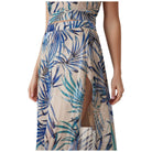 Guess gonna stampa palme New Romana W5GD66 WH9Z2 P7VM Gonne Guess