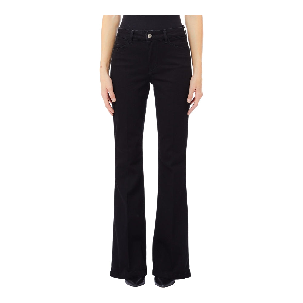 Liu Jo jeans flare nero PARFAIT BEAT UF5058DS015-8L000 Jeans Liu Jo