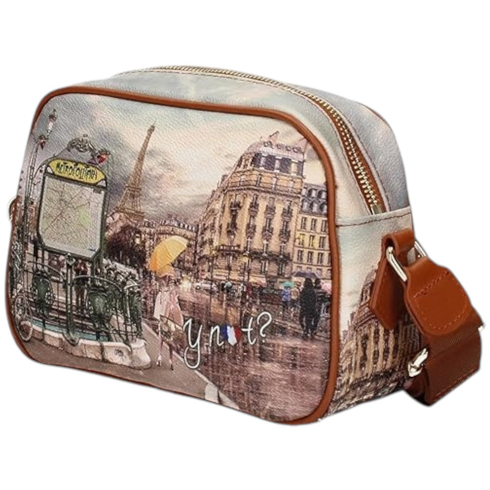 YNot borsa a tracolla camera case stampa Metro Paris YES620F4 Borse YNot