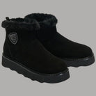 Stivaletto nero Blauer in scamosciato dal design classico