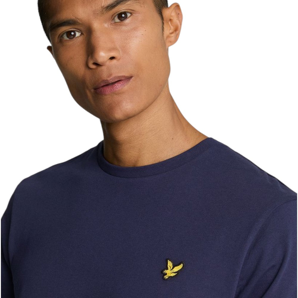 Lyle Scott t-shirt blu navy manica lunga TS512VOG T-shirt Lyle & Scott