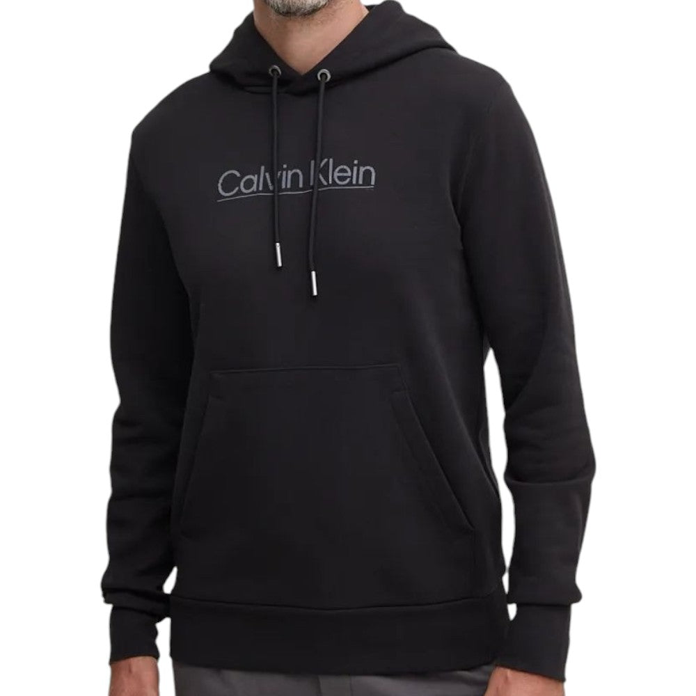 Calvin Klein felpa nera RAISED LINE LOGO K10K113576 Felpe Calvin Klein