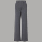 Liu Jo Pantaloni regular fit in punto Milano grigi con texture liscia e tessuto elasticizzato