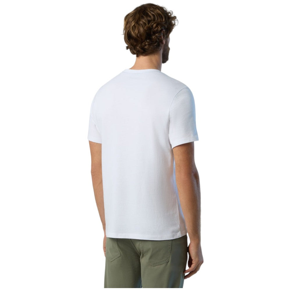 North Sails t-shirt bianca basic 692970 T-shirt North Sails