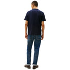 Tommy Hilfiger t-shirt blu con stampa centrale MW0MW38621DW5 T-shirt Tommy Hilfiger