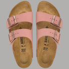 Birkenstock Ciabatte Arizona donna pink clay Birko flor nabuck con cinturini regolabili