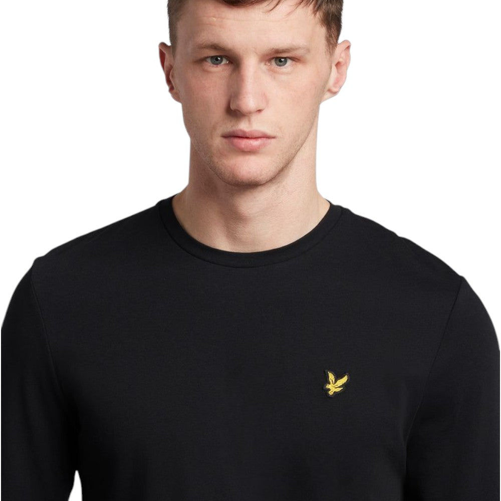 Lyle Scott t-shirt nera manica lunga TS512VOG T-shirt Lyle & Scott