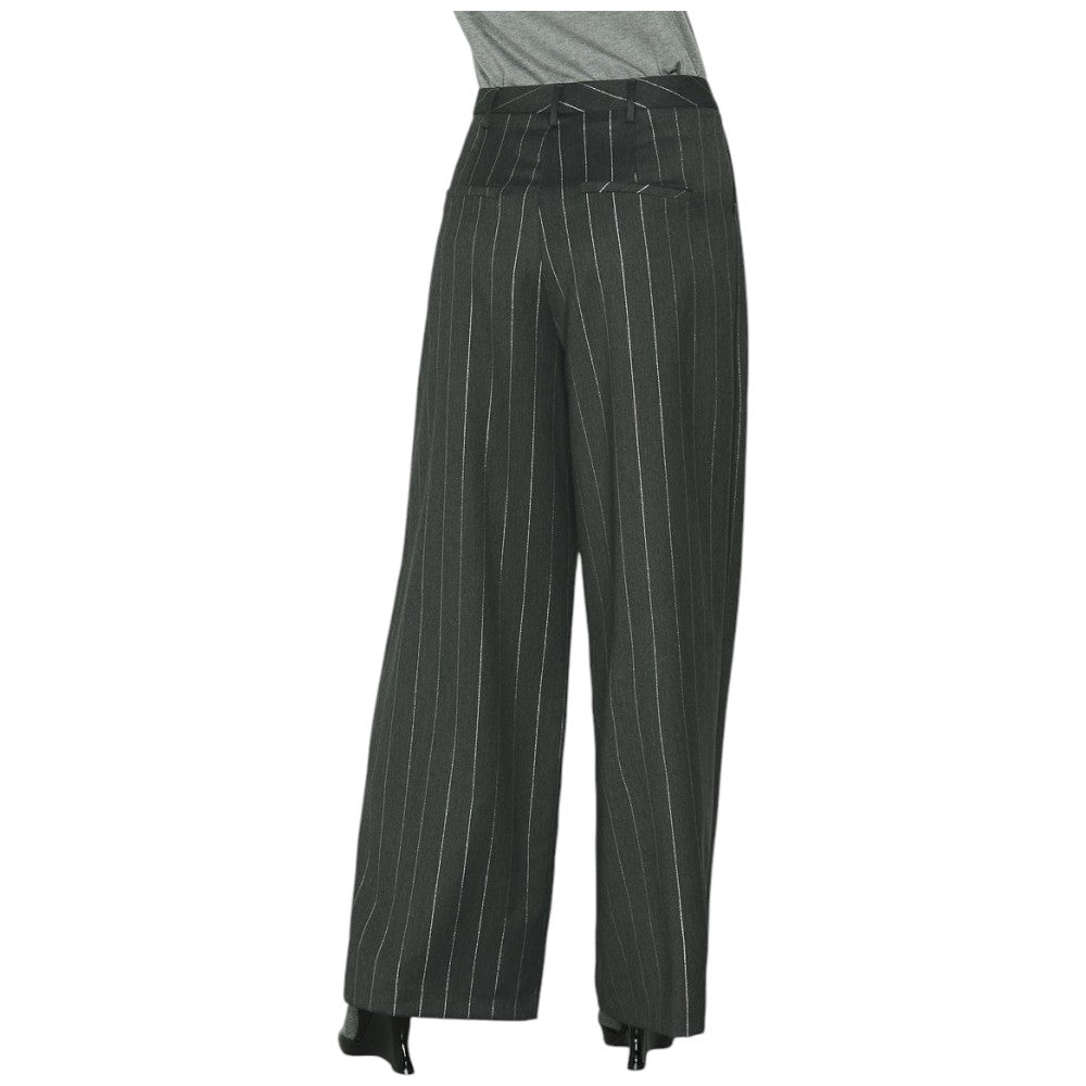 Relish pantaloni vita alta grigio gessato lurex KRIZIA_A RDA2407617054 Pantaloni Relish