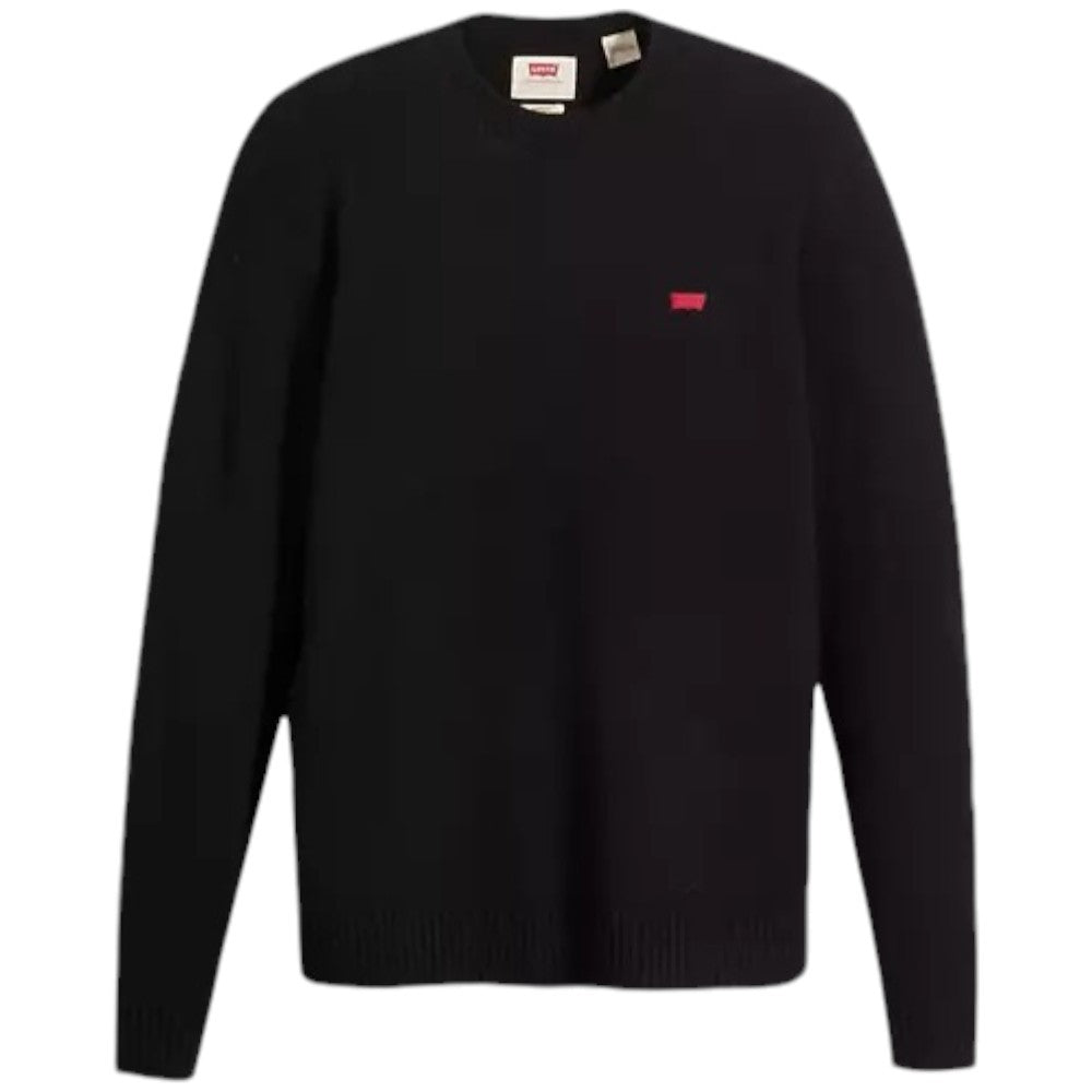 Levi's pullover nero maglione uomo A43200005 Maglieria LEVI'S