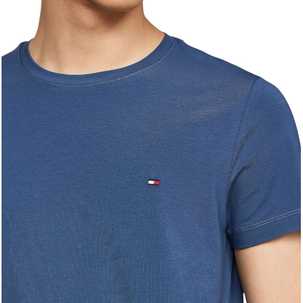 Tommy Hilfiger t-shirt slim blu avion MW0MW10800 T-shirt Tommy Hilfiger